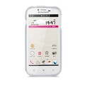 Силиконовый чехол Melkco Poly Jacket TPU Case White для Lenovo A706(#2)