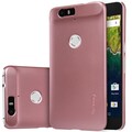 Пластиковый чехол с пленкой Nillkin Super Frosted Shield Rose Gold для Huawei Nexus 6P(#3)