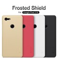 Пластиковый чехол с подставкой Nillkin Super Frosted Shield Черный для Google Pixel 3 XL(#4)