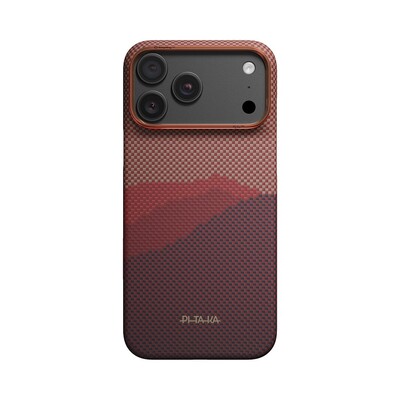 Кевларовый чехол с Magsafe Pitaka Edge Case Over The Horizon 2.0 Autumn Dusk для Apple iPhone 18 Pro Max(1)
