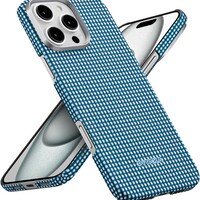 Кевларовый чехол Pitaka Ultra-Slim Case MagSafe Ocean для Apple iPhone 16 Pro