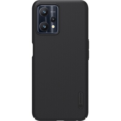 Пластиковый чехол с подставкой Nillkin Super Frosted Shield Черный для Realme 9 Pro(1)