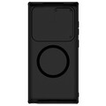 Чехол-накладка с пластиной Magsafe Nillkin CamShield Pro Magnetic Черная для Samsung Galaxy S24 Ultra(#3)