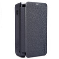 Полиуретановый чехол Nillkin Sparkle Leather Case Black для Nokia Lumia 630(#1)