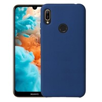 Силиконовый чехол Silicone Case темно-синий для Huawei Y7 Prime 2019/ Y7 2019