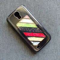 Чехол книга Fashion Case Black №4 для Samsung i9500 Galaxy S4