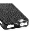 Кожаный чехол-книга TETDED Troyes Black Crocodile для Apple iPhone 5/5s/SE(#4)