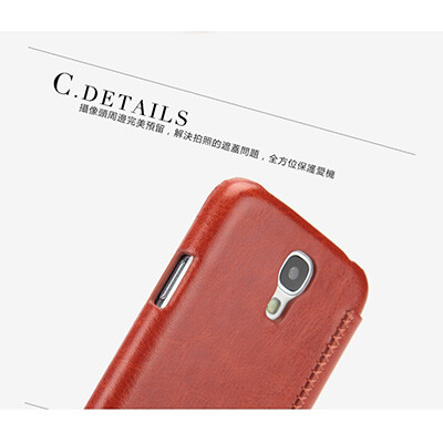 Кожаный чехол KLD Leather Case Brown для Samsung i9500 Galaxy S4(4)
