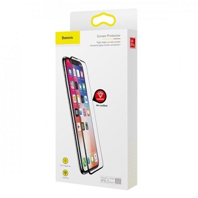 Защитное cтекло Baseus Arc-Surface Curved Screen Tempered Glass (SGAPIPH65-TN01) для Apple iPhone 11 Pro Max(6)