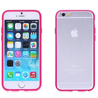 Силиконовый чехол Ainy TPU Case Pink/Transparent для Apple iPhone 6/6s