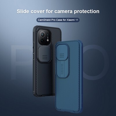 Чехол-накладка Nillkin CamShield Pro Черная для Xiaomi 11(8)