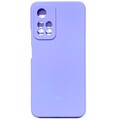 Силиконовый чехол Silicone Case с закрытым низом и защитой камеры лавандовый для Xiaomi Redmi Note 11 Pro+ 5G(#1)