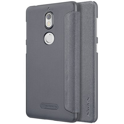 Полиуретановый чехол книга Nillkin Sparkle Leather Case Black для Nokia 7(4)