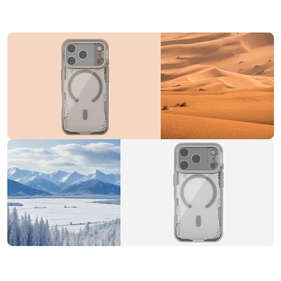 Магнитная накладка Nillkin Iceblade Prop Magnetic Case коричневый для Apple iPhone 17 Pro(17)
