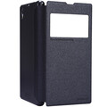 Полиуретановый чехол Nillkin Sparkle Leather Case Black  для Sony Xperia Z1 L39h(#2)