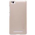Пластиковый чехол с пленкой Nillkin Super Frosted Shield Gold для Xiaomi MI4i(#1)