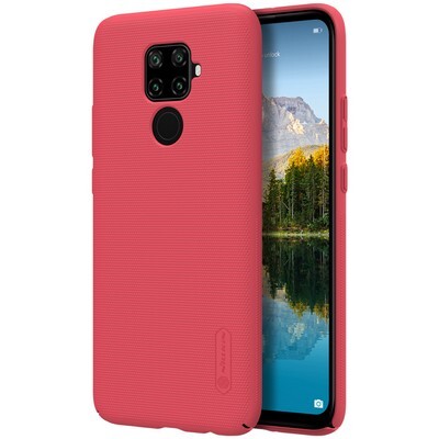 Пластиковый чехол с подставкой Nillkin Super Frosted Shield Красный для Huawei Mate 30 Lite (Nova 5i Pro)(3)