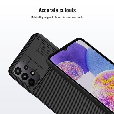 Чехол-накладка Nillkin CamShield Синяя для Samsung Galaxy A23(4)