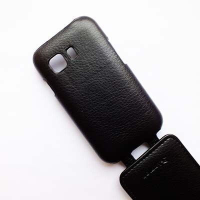 Кожаный чехол Armor Case Black для Samsung G130H Galaxy Young 2(4)
