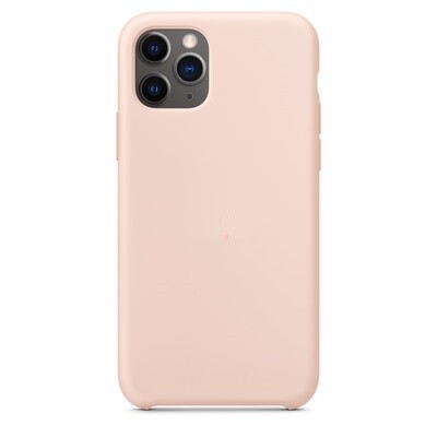 Силиконовый чехол розовый для Apple iPhone 11 Pro Max(4)