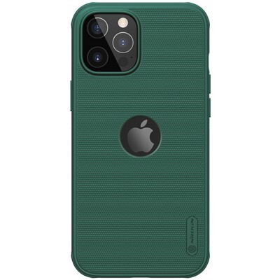 Пластиковый чехол с подставкой Nillkin Super Frosted Shield Pro Зеленый для Apple iPhone 12(1)