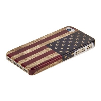 Пластиковый чехол Flag U.S.A. для Apple iPhone 4/4S(4)