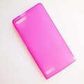 Силиконовый чехол Becolor Pink Mat для Huawei Ascend G6(#1)