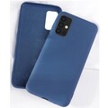 Силиконовый чехол с защитой камеры Silicone Case синий для Huawei Honor 10X Lite(#1)