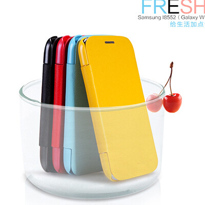 Полиуретановый чехол Nillkin Fresh Series Blue для Samsung i8552 Galaxy Win Duos(2)