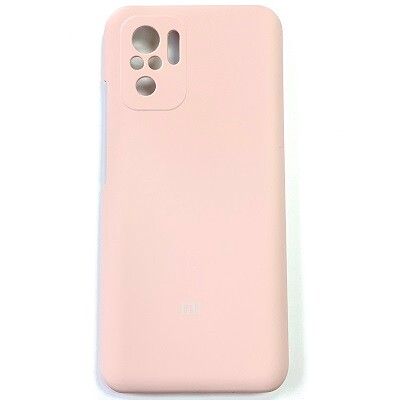 Силиконовый чехол Silicone Case светло-розовый для Xiaomi Redmi Note 10(1)