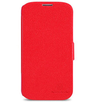 Кожаный чехол Nillkin Fresh Series Red для Samsung i9500 Galaxy S4