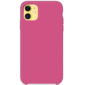 Силиконовый чехол красно-розовый для Apple iPhone 11(#2)