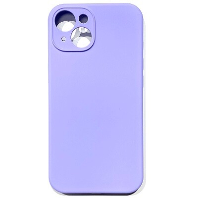 Силиконовый чехол Silicone Case с закрытым низом и защитой камеры лавандовый для Apple iPhone 14 Plus(1)