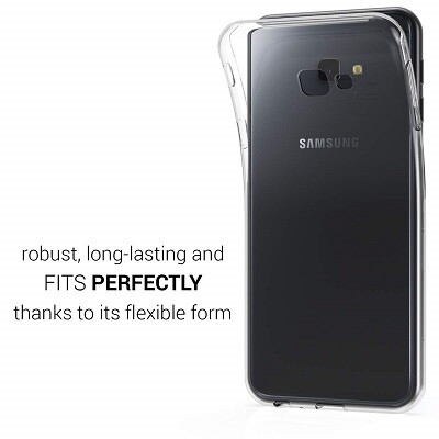 Силиконовый чехол Becolor TPU Case 0.6mm прозрачный для Samsung J4 Plus (2018)(4)