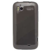 Силиконовый чехол накладка Grey  для HTC Sensation XE