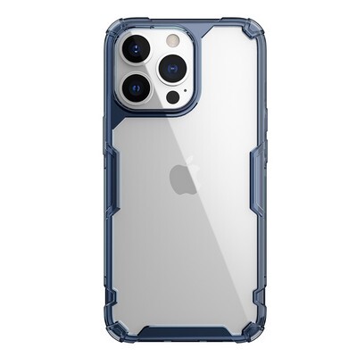 Силиконовый чехол Nillkin Nature TPU Pro Case Синий для Apple iPhone 13 Pro Max(1)