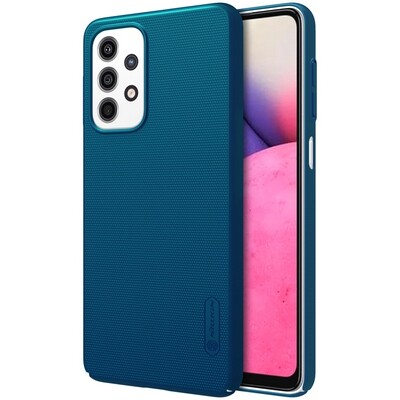 Пластиковый чехол с подставкой Nillkin Super Frosted Shield Синий для Samsung Galaxy A33(3)