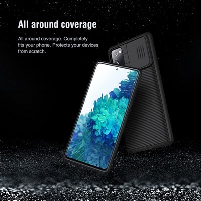 Чехол-накладка Nillkin CamShield черная для Samsung Galaxy S20 FE(5)