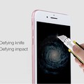 Противоударное защитное стекло на весь экран Ainy Full Screen Cover White для Apple iPhone 7 Plus(#2)