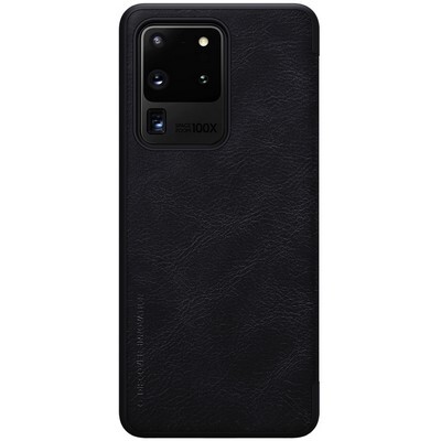 Кожаный чехол Nillkin Qin Leather Case Черный для Samsung Galaxy S20 Ultra(2)