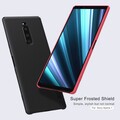 Пластиковый чехол с подставкой Nillkin Super Frosted Shield Красный для Sony Xperia 1(#3)