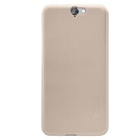 Пластиковый чехол с пленкой Nillkin Super Frosted Shield Gold для HTC One A9