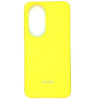 Силиконовый чехол Silicone Case желтый для Huawei P50