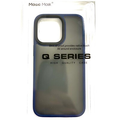 Силиконовый чехол Magic Case Q Series черный для Apple iPhone 13 Pro Max(2)
