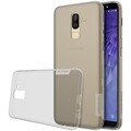 Силиконовый чехол Nillkin Nature TPU Case Серый для Samsung Galaxy J8(#3)