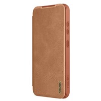 Кожаный чехол Nillkin Qin Pro Leather Case Коричневый для Samsung Galaxy S25