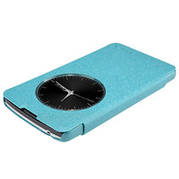 Полиуретановый чехол Nillkin Sparkle Leather Case Blue  для LG L FINO D295