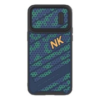 Чехол-накладка с пластиной Magsafe Nillkin Striker S Magnetic Case сине-зеленого цвета для Apple iPhone 14 Pro