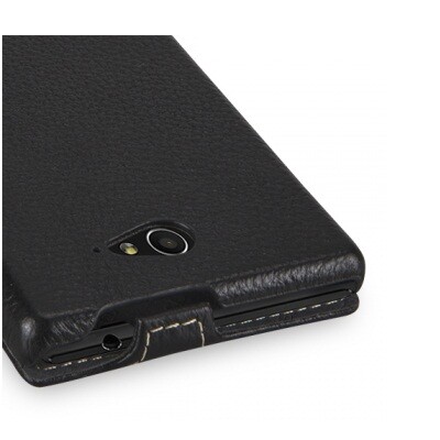 Кожаный чехол Sipo V Series Black для Sony Xperia M2 Dual S50h(4)