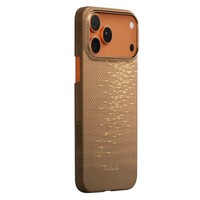 Кевларовый чехол с Magsafe Pitaka Ultra-Slim Golden Gilnt PitaTap (KI1707AG) для Apple iPhone 17 Pro Max